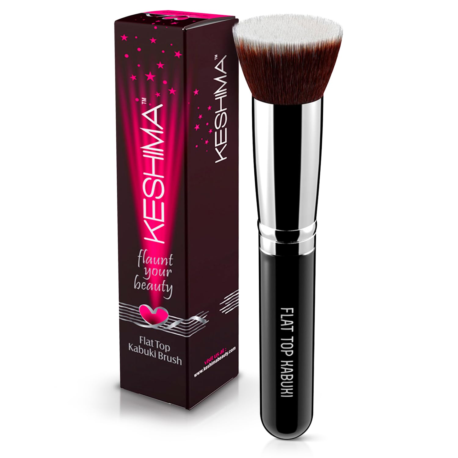 Makeup brushes and their uses: Flat Top Kabuki Brush